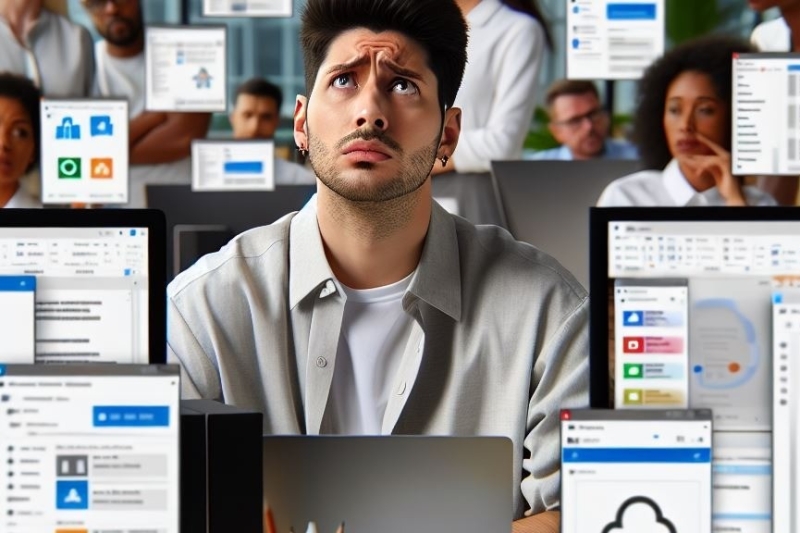 Das Labyrinth der Dokumentensuche: Teams, SharePoint, OneDrive und mehr.